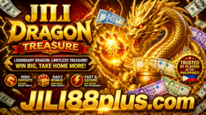 Dragon Treasure JILI88plus Golden Dragon Banner
