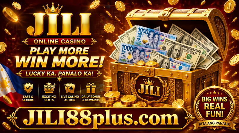 JILI88plus Treasure Chest Wealth Banner